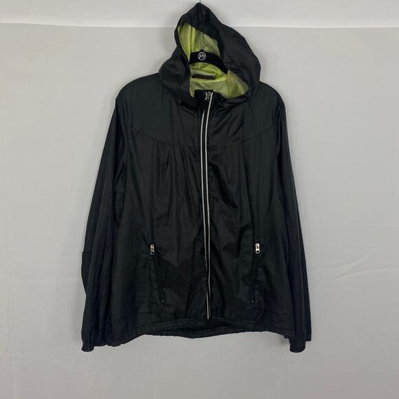 Title: Halifax Traders Black Windbreaker Jacket, XL, Hooded, 100% Polyester - Picture 7 of 9